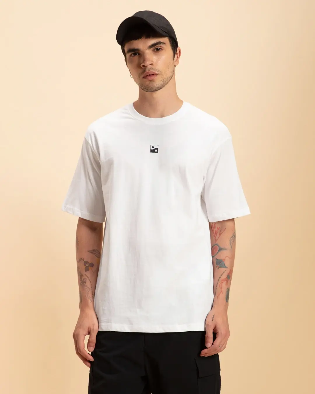 men-s-white-karma-circles-typography-oversized-t-shirt-489752-1681218936-2.webp
